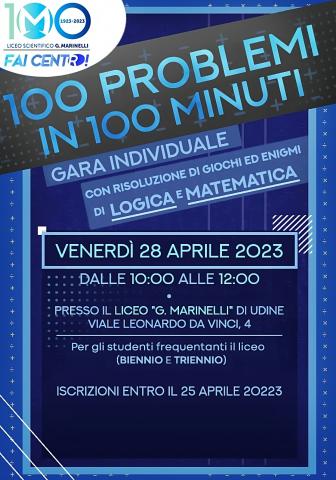 gara di matematica al liceo Marinelli