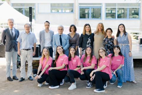 festa di Capa con sindaco e dirigente scolastico