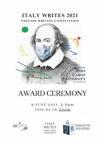 Shakespeare con mascherina concorso scolastico