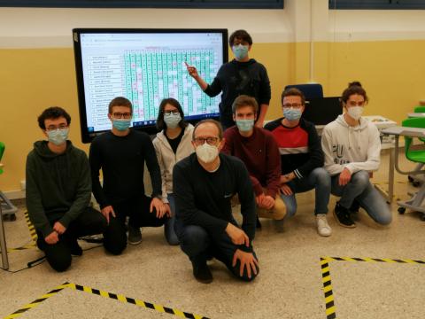 gara di matematica a squadre Marinelli prof Munini