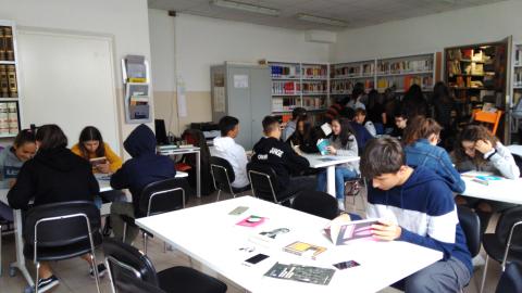 biblioteca del liceo Marinelli