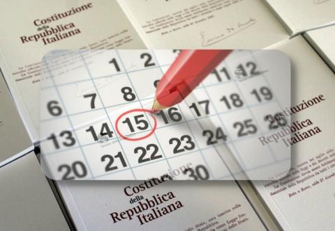 calendario costituzione