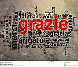 grazie scritta