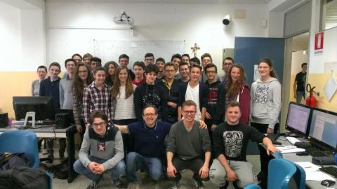 la squadra di matematica del Marinelli detentrice del migliore palmares italiano nella gara a squadre Bocconi.