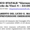 regolamento liceo Marinelli frontespizio