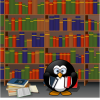 pinguino in libreria